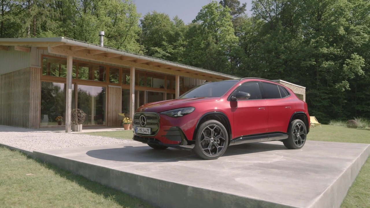 The all-new Mercedes-Benz GLA Design Preview in Red