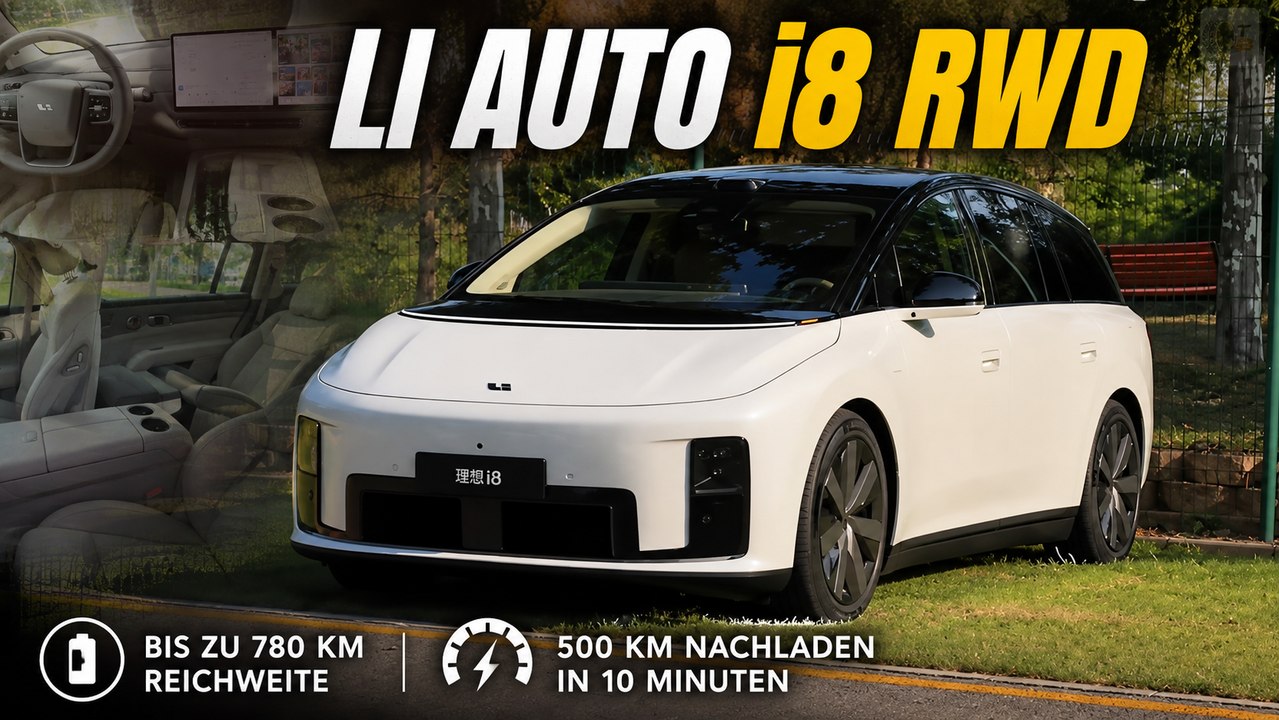 2027 Li Auto i8 RWD: Heckantrieb als Antwort auf die Konkurrenz
