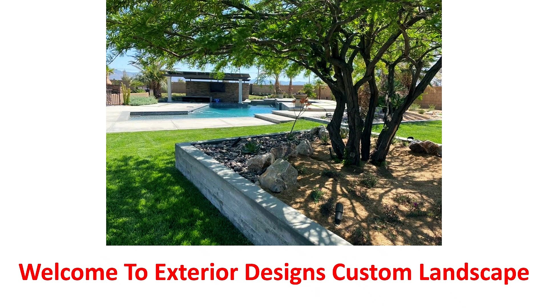 Exterior Designs Custom Landscape - Expert Pool Builders in Apple Valley, CA