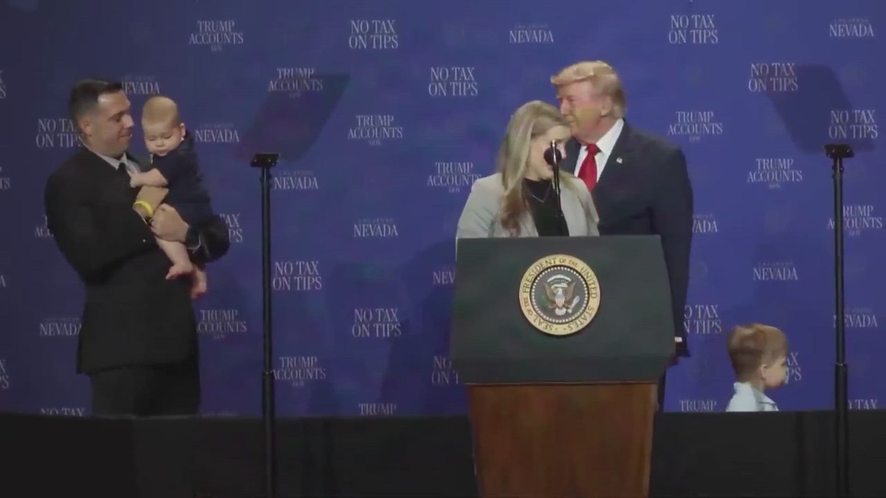 TRUMP may be PRESIDENT... but this VIRAL GRANDPA moment stole everyone's heart