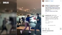 Shakira practica artes marciales