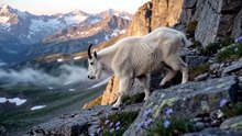 Mountain Goat : The fearless cliff climber conquering the highest peaks