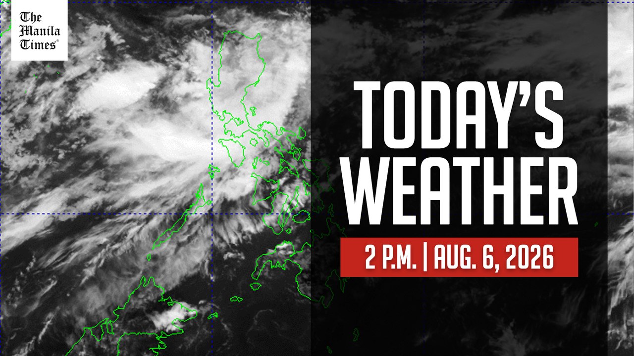 Today's Weather, 2:00 P.M. | Aug. 6, 2026