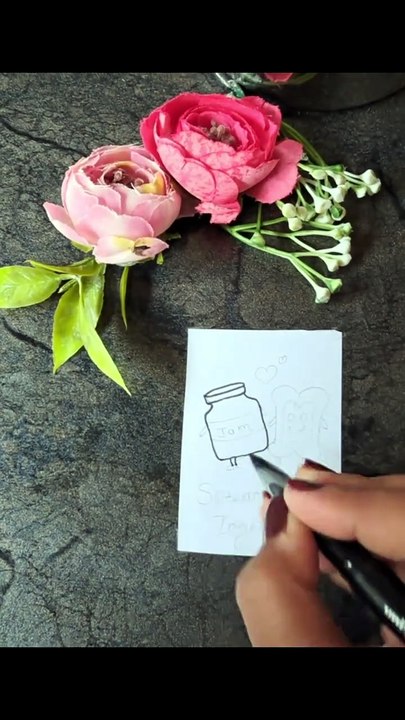 Handmade card for your loved ones I easy gift card ideas #diy #craft #handmade #giftideas #couple (1)