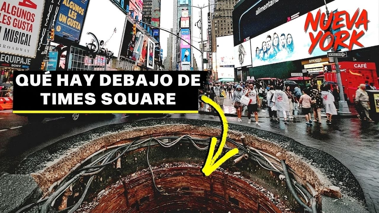 ¿Qué hay debajo de Times Square en Nueva York?