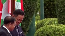 Myanmar ex-junta chief seeks political legitimacy on first Thailand trip as civilian leader