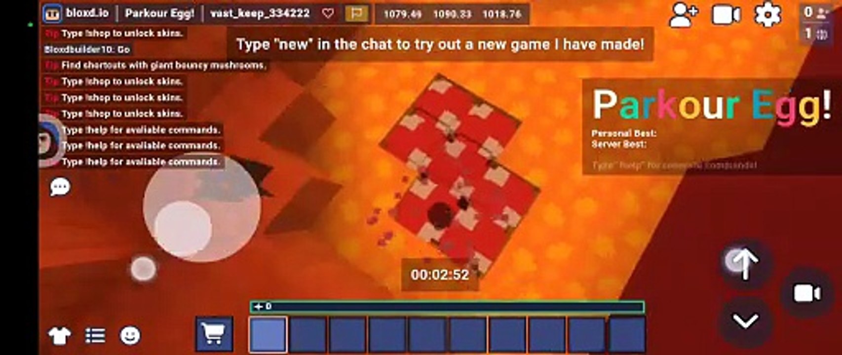 Bloxd.io Jump and Rum Test