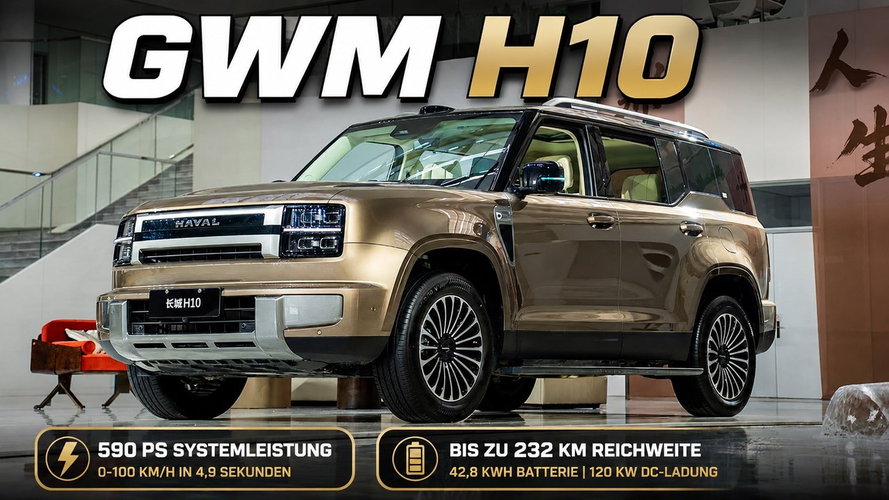 2027 GWM H10: Große Reichweite, starke Technik, überraschender Preis