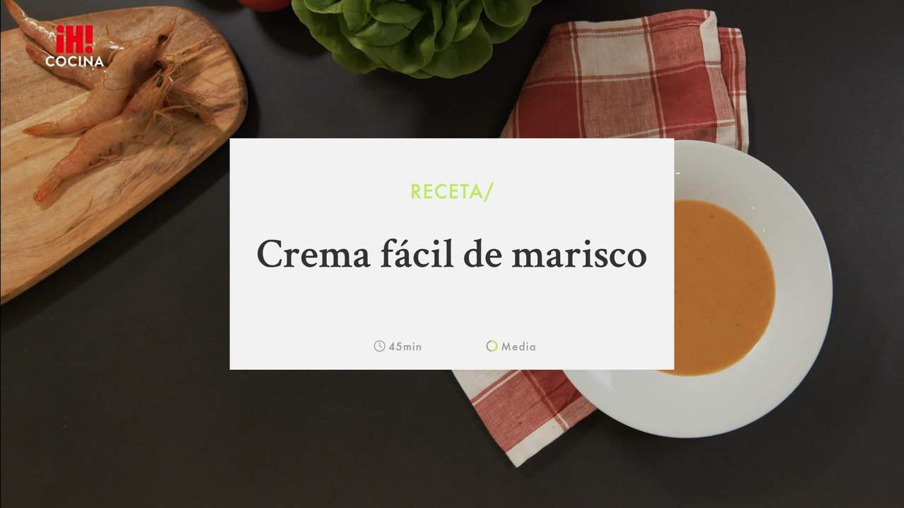 Crema fácil de marisco