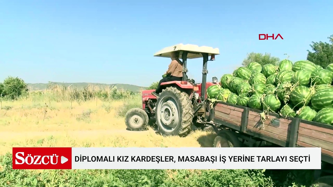 Diplomalı kız kardeşler, masabaşı iş yerine tarlayı seçti