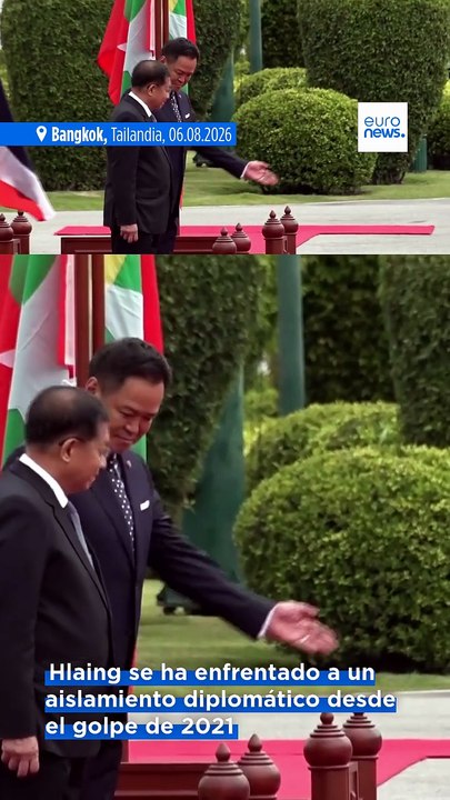 El exjefe de la junta de Myanmar busca legitimidad política en su primer viaje civil a Tailandia