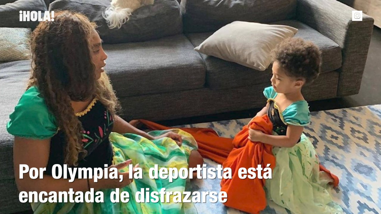 Serena Williams y su hija Olympia se convierten en princesas Disney cantando y bailando
