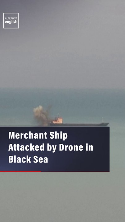 Merchant Ship Attacked by Drone in Black Sea