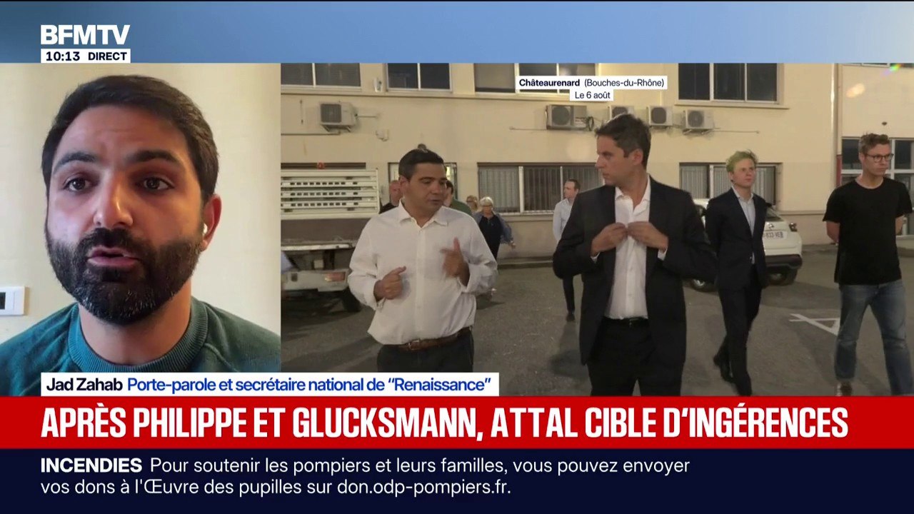 Ingérences: "La Russie a un agenda politique et souhaite confisquer l'élection présidentielle aux Français", assure Jad Zahab, porte-parole et secrétaire national de Renaissance