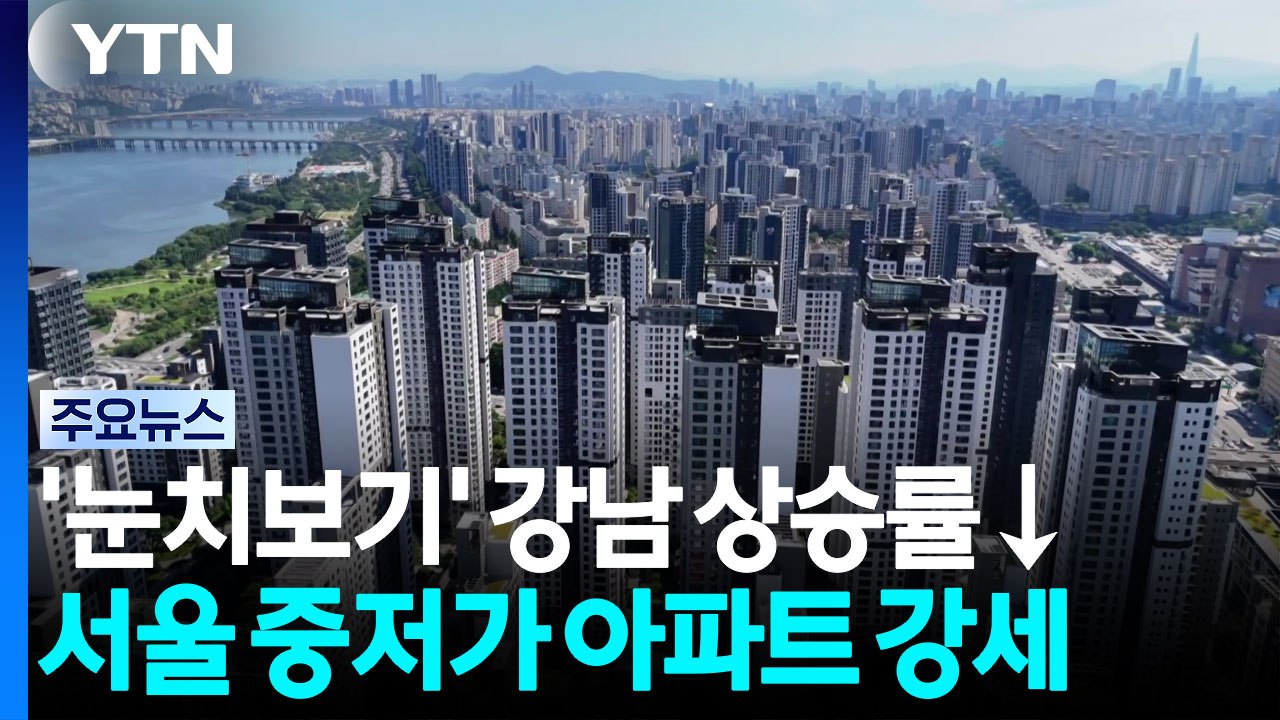 세제 눈치 보기 속 강남 상승률↓...서울 중저가는 강세 / YTN