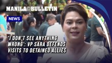 VP Sara defends visits to Duterte, Quiboloy, Tevez, Marcoleta, Estrada, Defensor