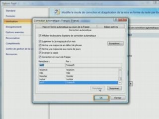 Saisie semi automatique avec Excel 2007