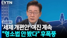 '세제 개편안' 여진 계속..."형소법 안 봤다" 후폭풍 / YTN
