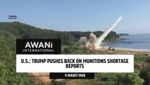 Trump pushes back on munitions shortage reports