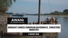 Drought chokes European waterways, threatens industry