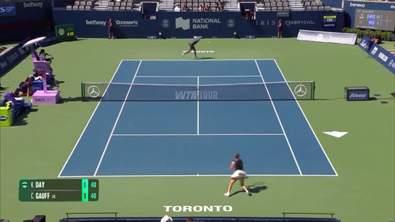Toronto - Coco Gauff déroule