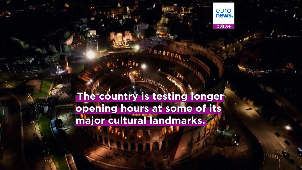 Dreaming of seeing the Colosseum after dark? Italy extends opening hours at major cultural sites