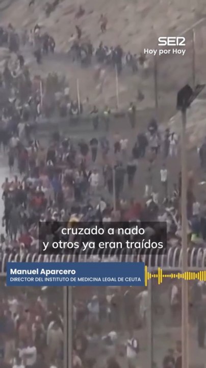 Un forense que vivió la entrada masiva de migrantes: "Espero no volverme a enfrentar a algo así, son muchas tragedias humanas"