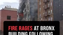 Explosion sparks five-alarm Bronx fire, injuring 11