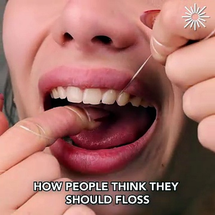 How you should actually floss 🦷