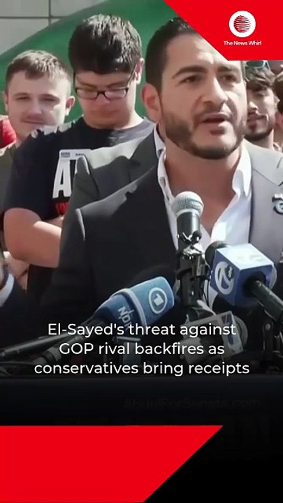 El-Sayed's threat against GOP rival backfires as conservatives bring receipts