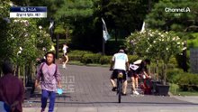 건물 유리창·차량 열기에…펄펄 끓는 강남
