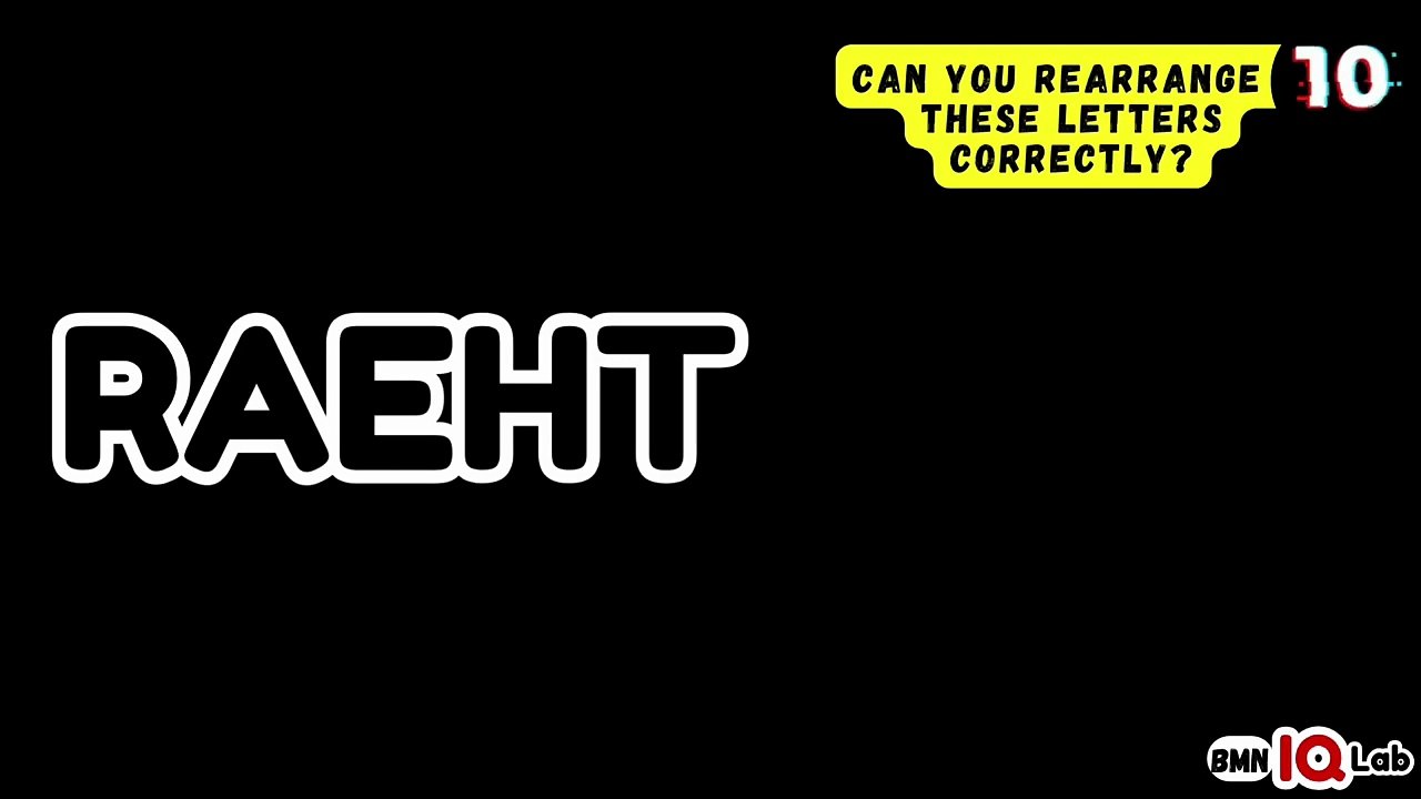 #NoLookingAtComments 🚫😒 Can You Rearrange These Letters Correctly? (Part 1) ✏️