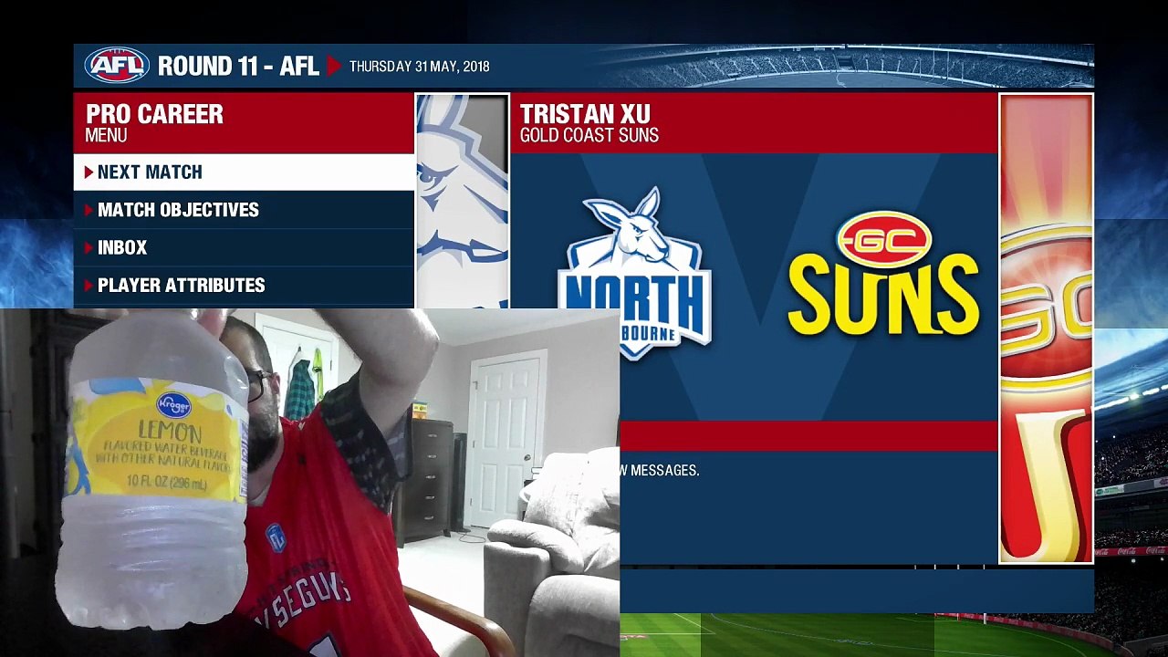 Showing Off My Career Information (AFL Evolution)
