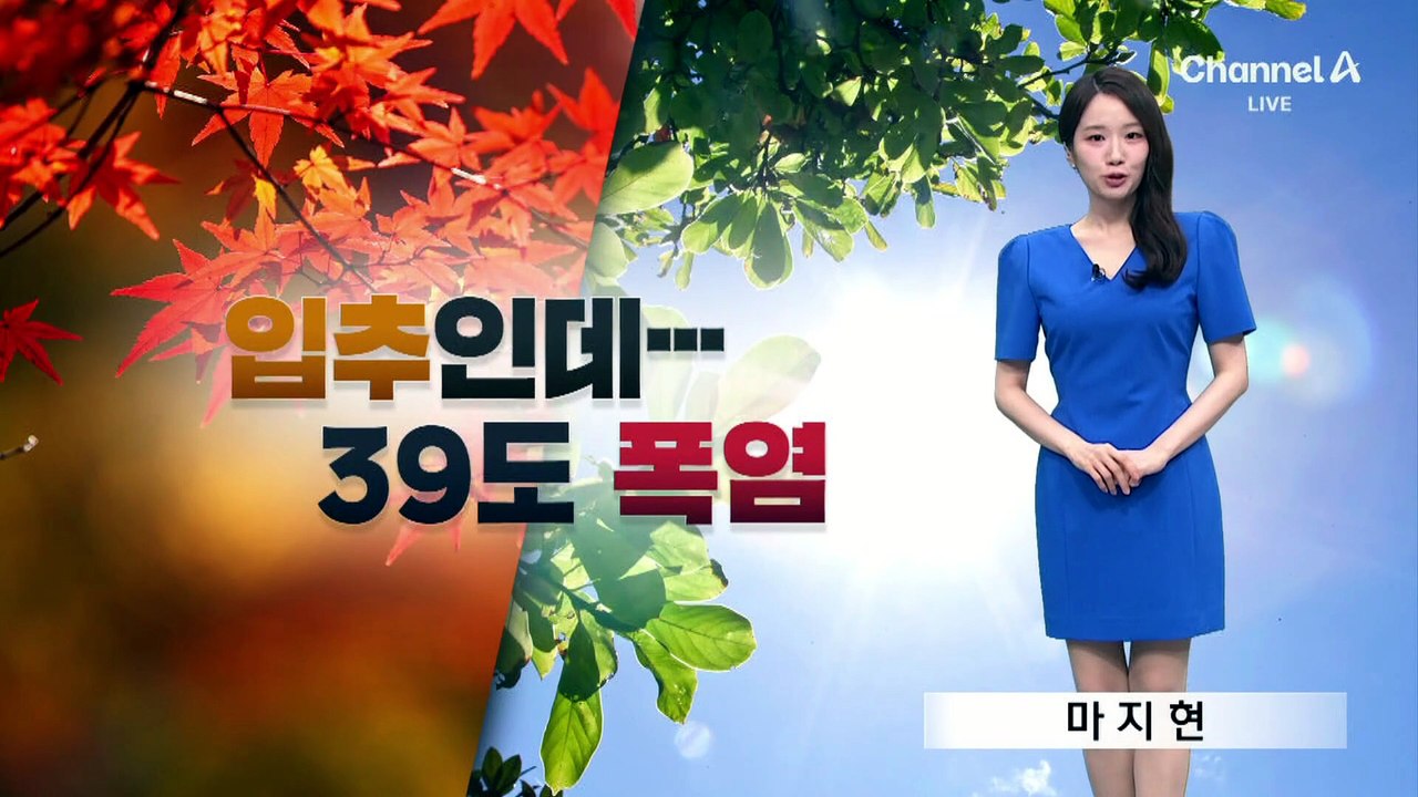 [날씨]입추에 ‘서울 39도’, 폭염 절정…주말부터 다소 누그러져