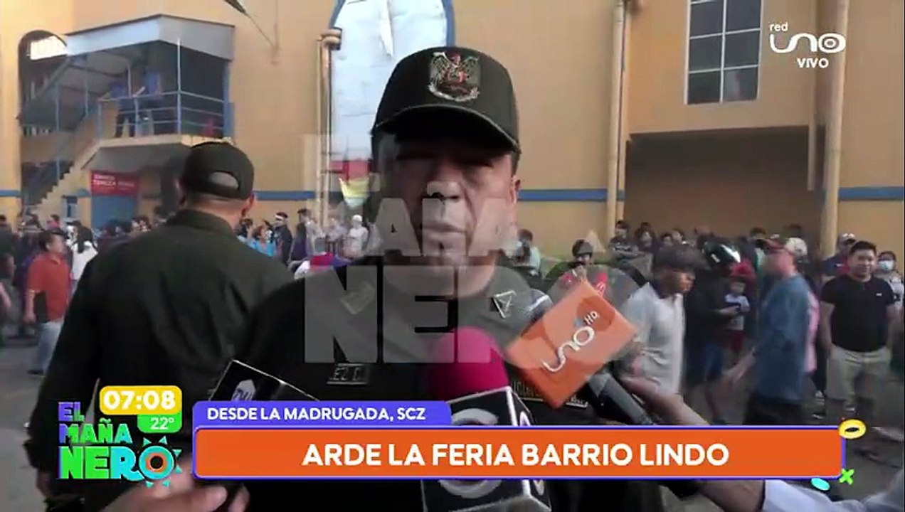 COMANDANTE BRINDA INFORME SOBRE EL INCENDIO
