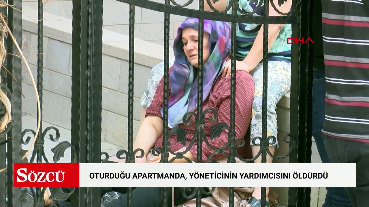 Oturduğu apartmanda, yöneticinin yardımcısını öldürdü
