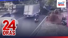 Truck, nabagsakan ng puno sa Marikina | 24 Oras