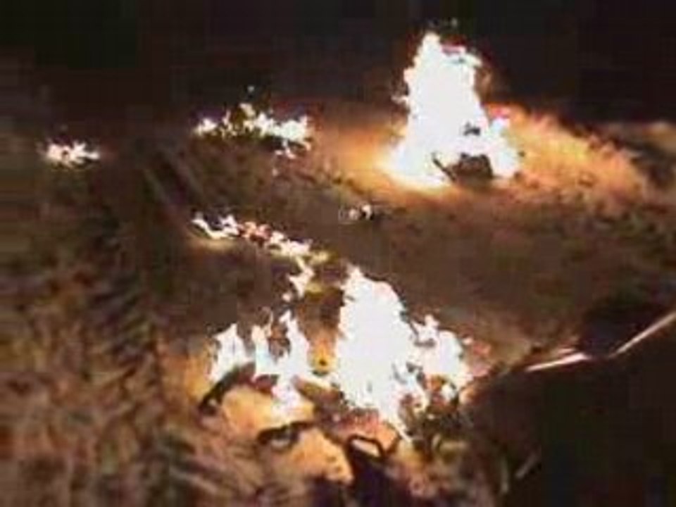 Sled thru fire