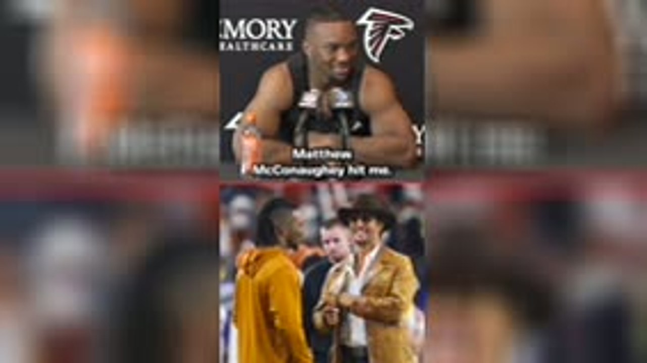 Matthew McConaughey the first to congratulate Robinson on new mega contract?