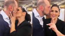 Rosa López aclara si se ha casado en secreto con su novio, Iñaki García