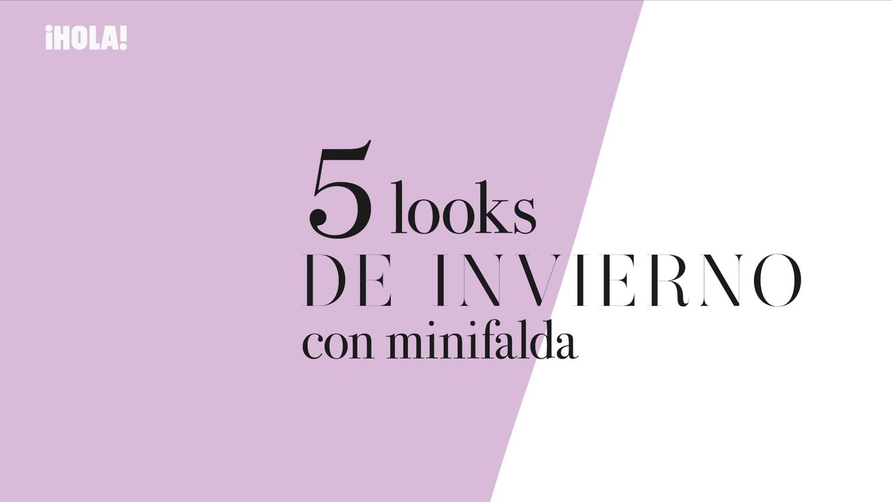 Top looks: 5 formas de llevar minifalda en invierno