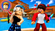 Trolleo a Takuto haciéndome pasar por Allegra Lina en MM2 (Roblox)