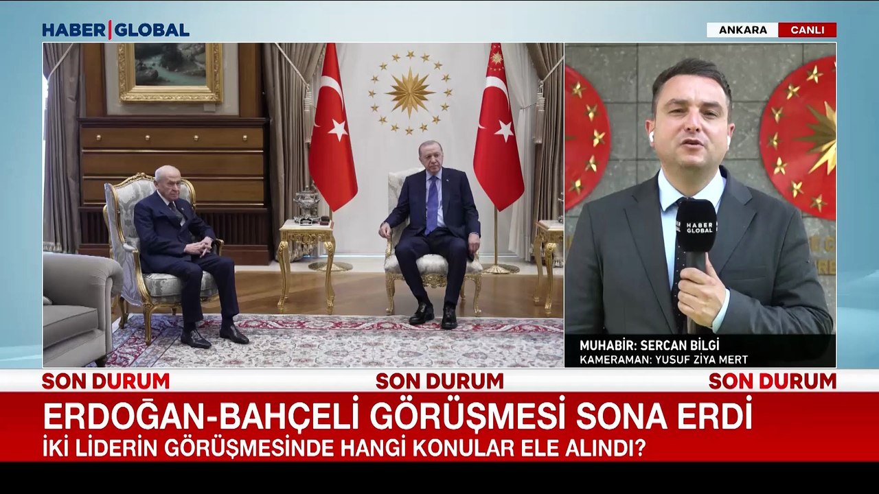 Cumhurbaşkanı Erdoğan ile Bahçeli görüştü