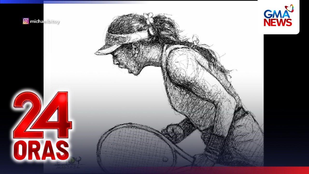 Michael V., gumawa ng digital sketch para kay Alex Eala | 24 Oras