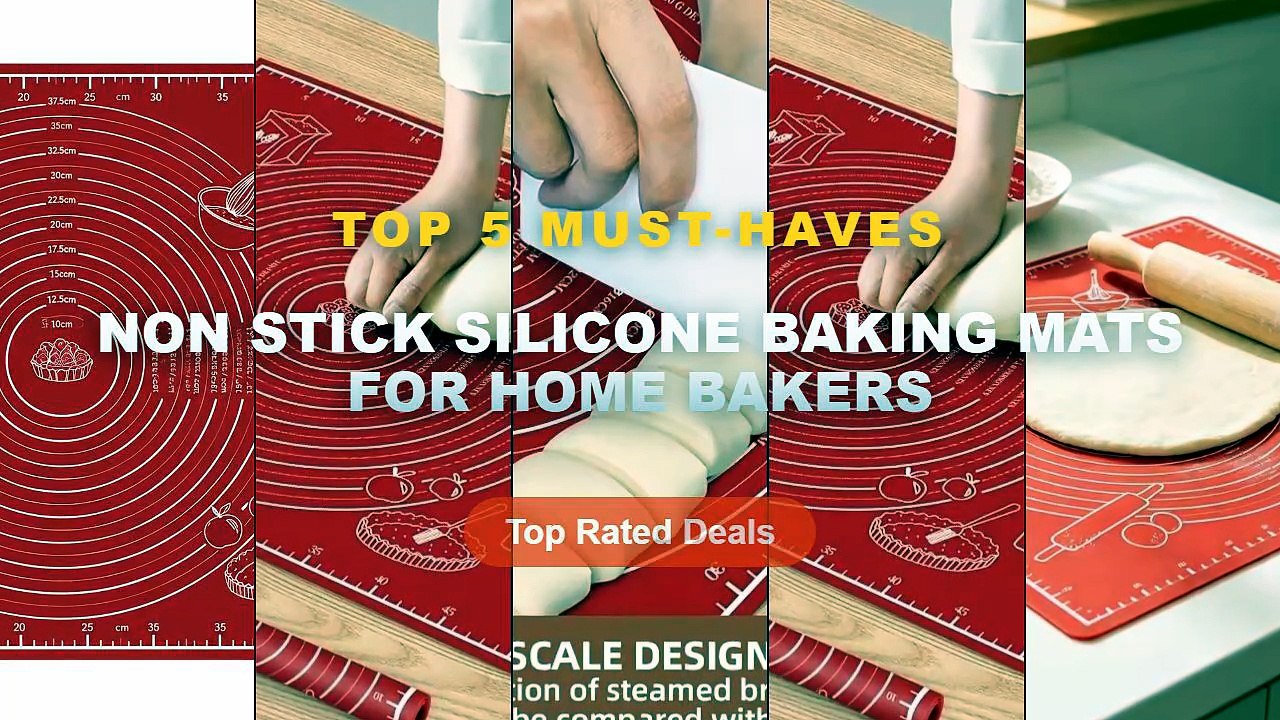 Ultimate Guide to the Best Non Stick Silicone Baking Mats For Home Bakers - Non Stick Baking Mat for Pizza & Cakes Slip ...
