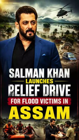 Assam Floods: Salman Khan Bane Real Hero ❤️