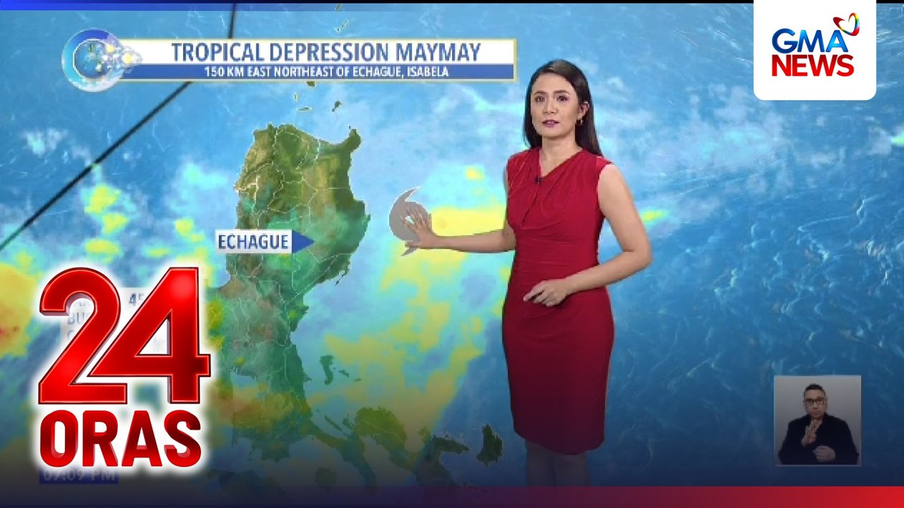Bagyong Maymay, inaasahang hihina na; pero epekto ng Habagat, tuloy pa rin | 24 Oras