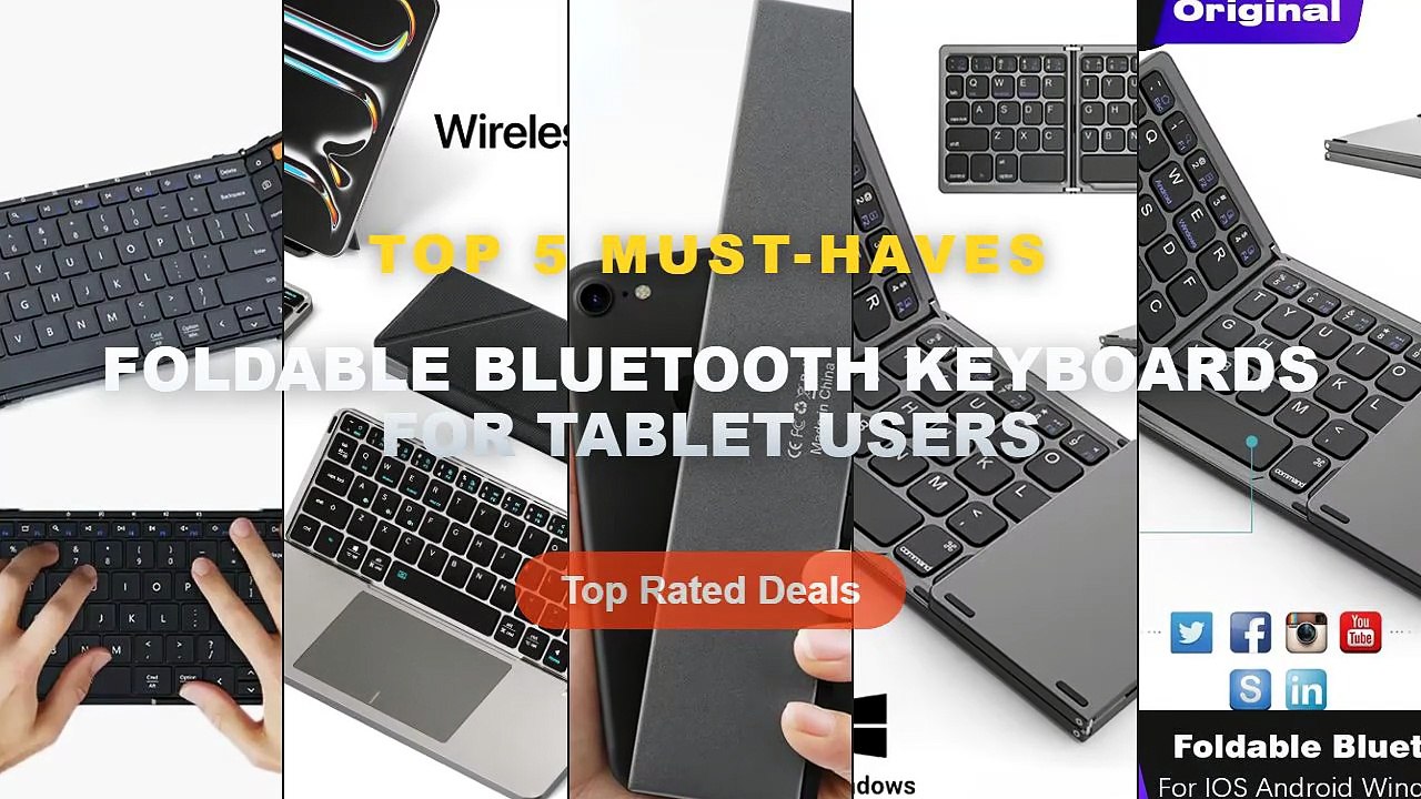 Best Foldable Bluetooth Keyboards For Tablet Us...