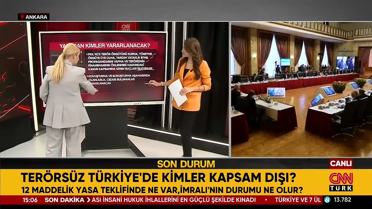 TERÖRSÜZ TÜRKİYE YASASI CNN TÜRK'TE! 12 maddelik yasa teklifinde ne var, İmralı'nın durumu ne olur?