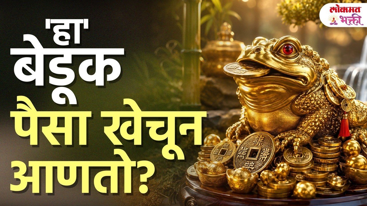 तीन पायांचा बेडूक खरंच पैसा आकर्षित करतो?Money Frog कुठे - कोणत्या दिशेला ठेवावा? #moneytips #money